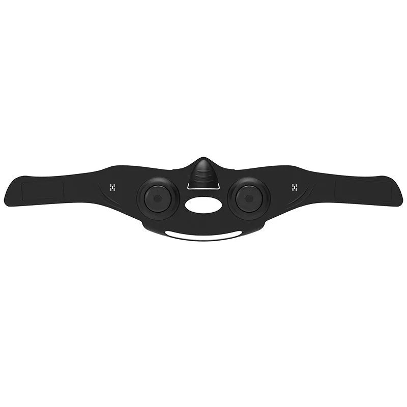 Black photon rejuvenation mask beauty device with USB port and adjustable controls for home facial skincare.