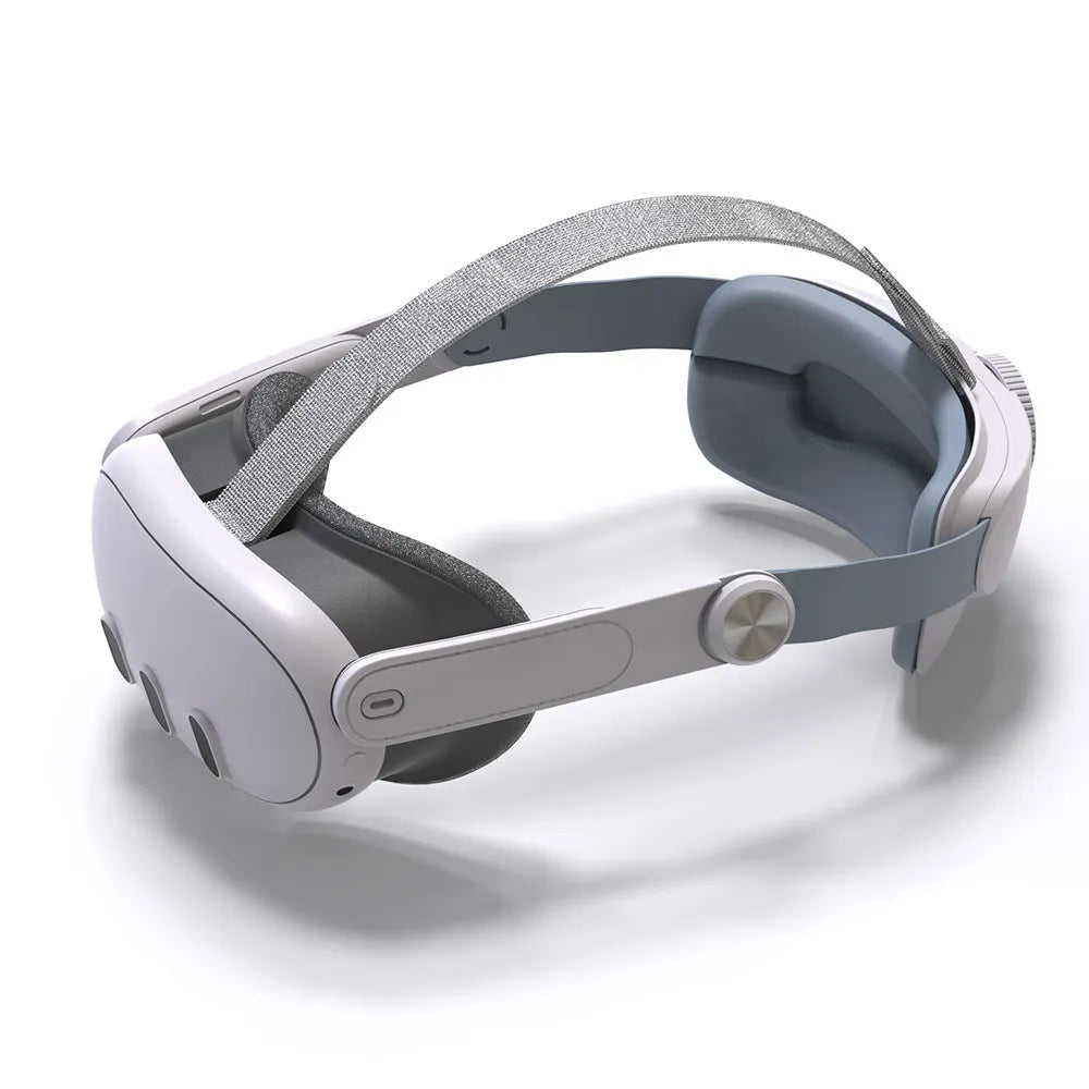 VR head wear accessory with ABS frame, hot pressed cotton pad, and optional 5000mAh battery for Q3 T3 goggles