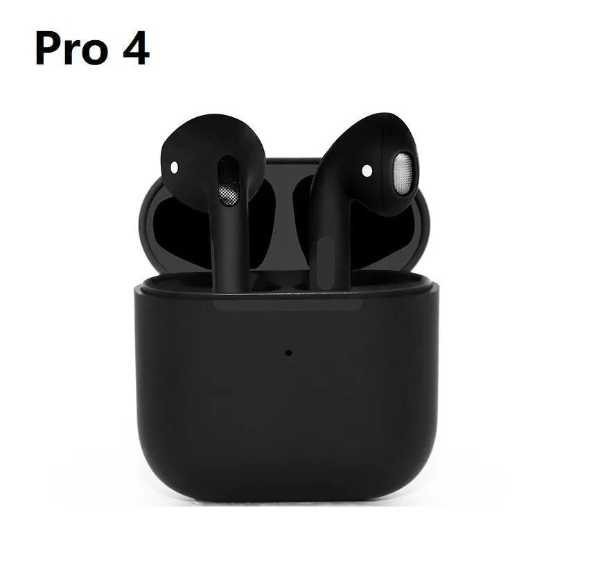Sports Pro4 wireless Bluetooth headset in black or white with in-ear sports design
