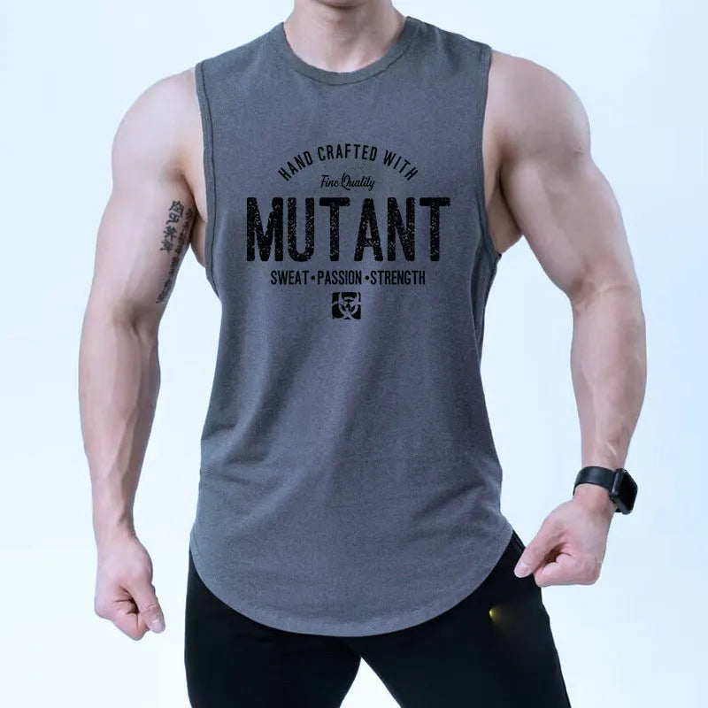 Men's loose fit polyester training waistcoat in multiple colour options