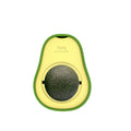 Avocado cat mint multifunctional catnip toy with 360 rotating self-healing design, 27mm ABS sphere, green and white colour