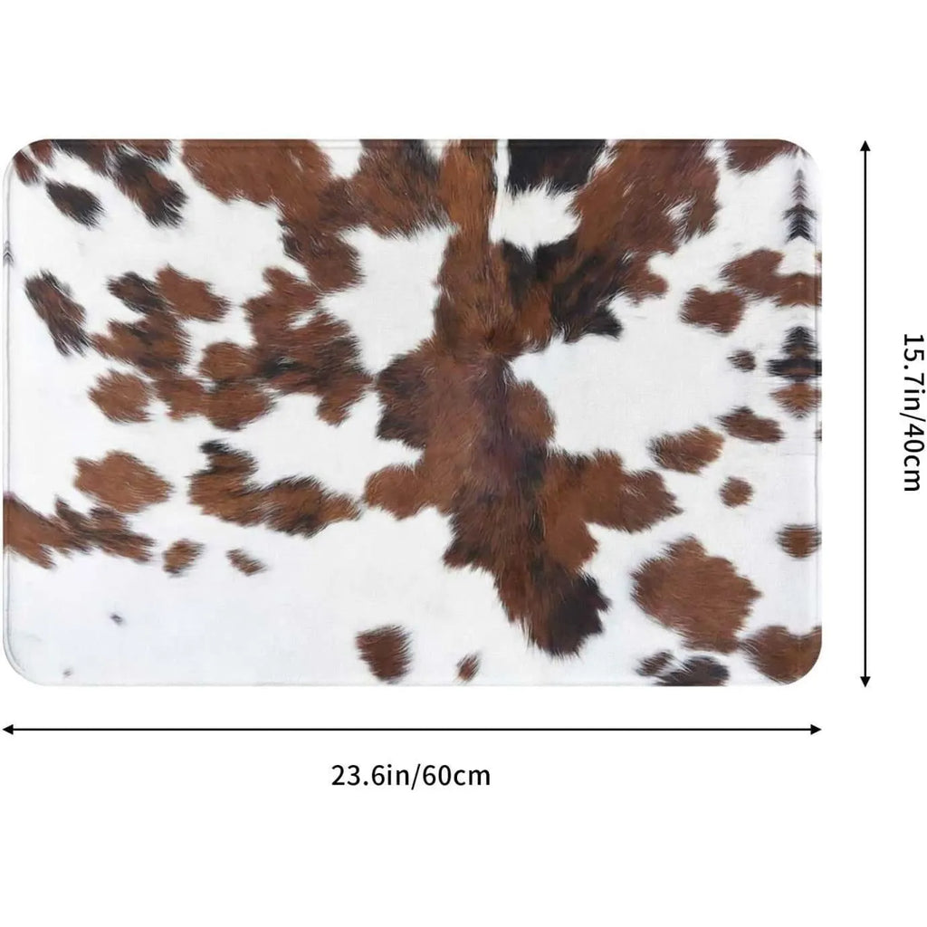 Household flannel floor mat with coastal beach starfish print, square shape, polyester fibre construction