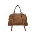 Women's black genuine leather retro shoulder bag with horizontal square design and double straps
