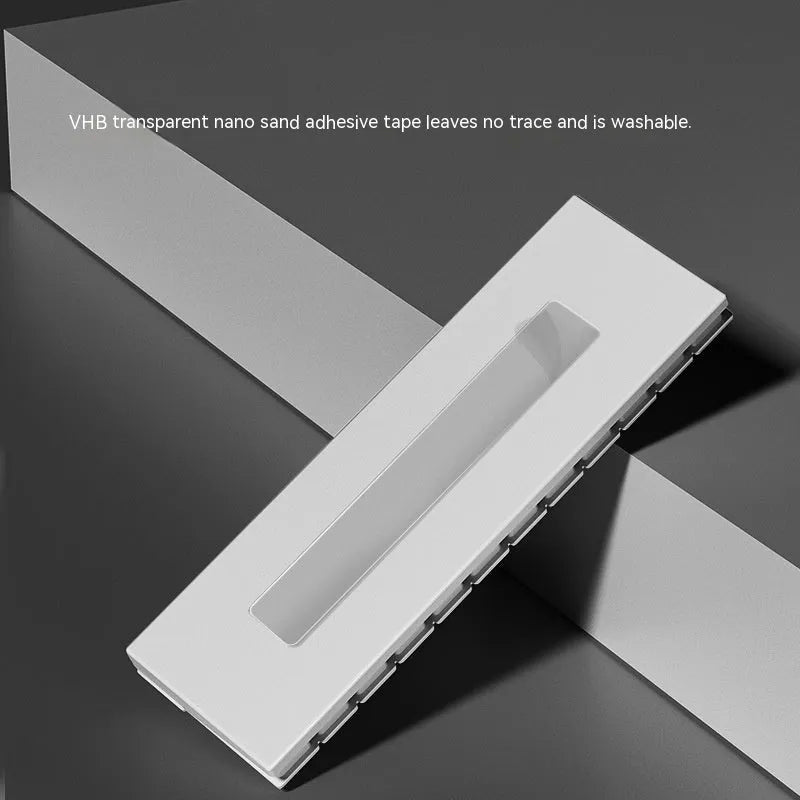 Black and white plastic piano temporary parking sign for car dashboard.