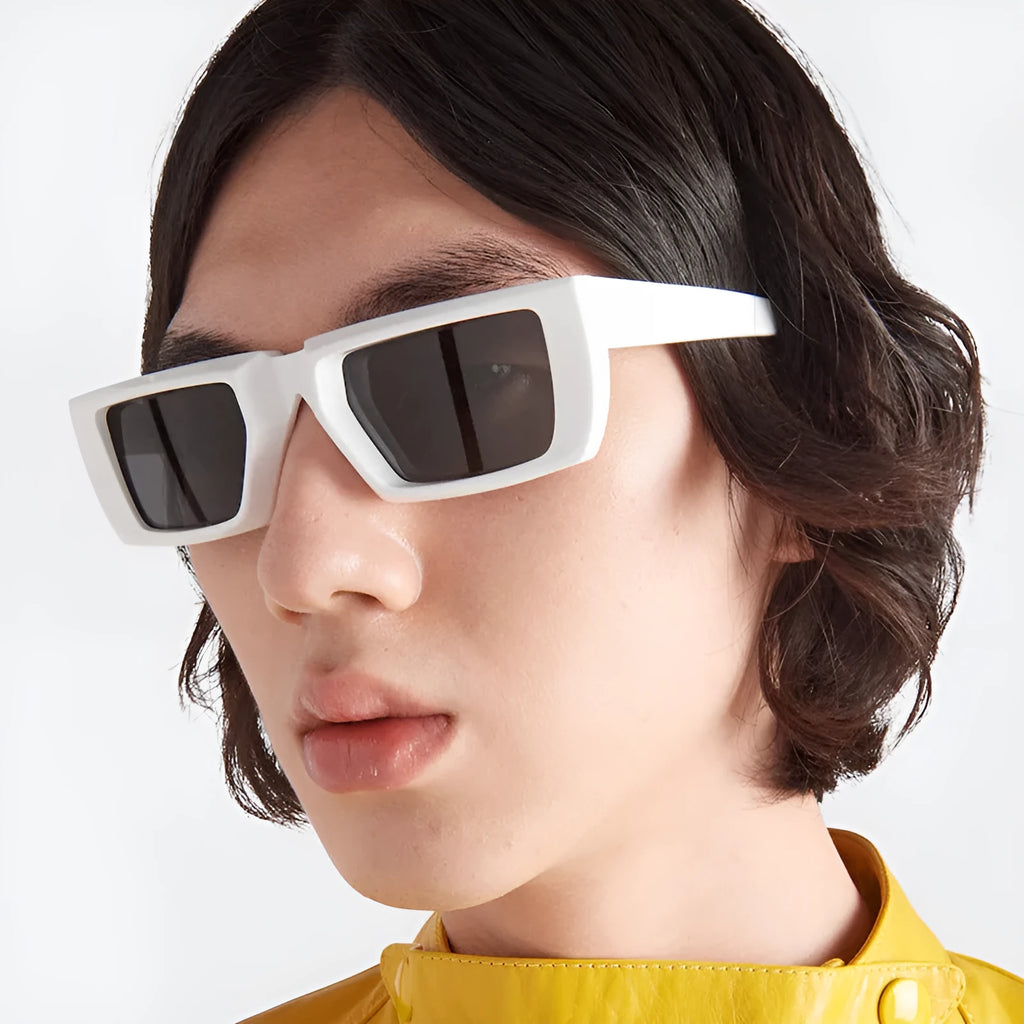 Y2K special-shaped sunglasses with UV400 protection in multiple colour options