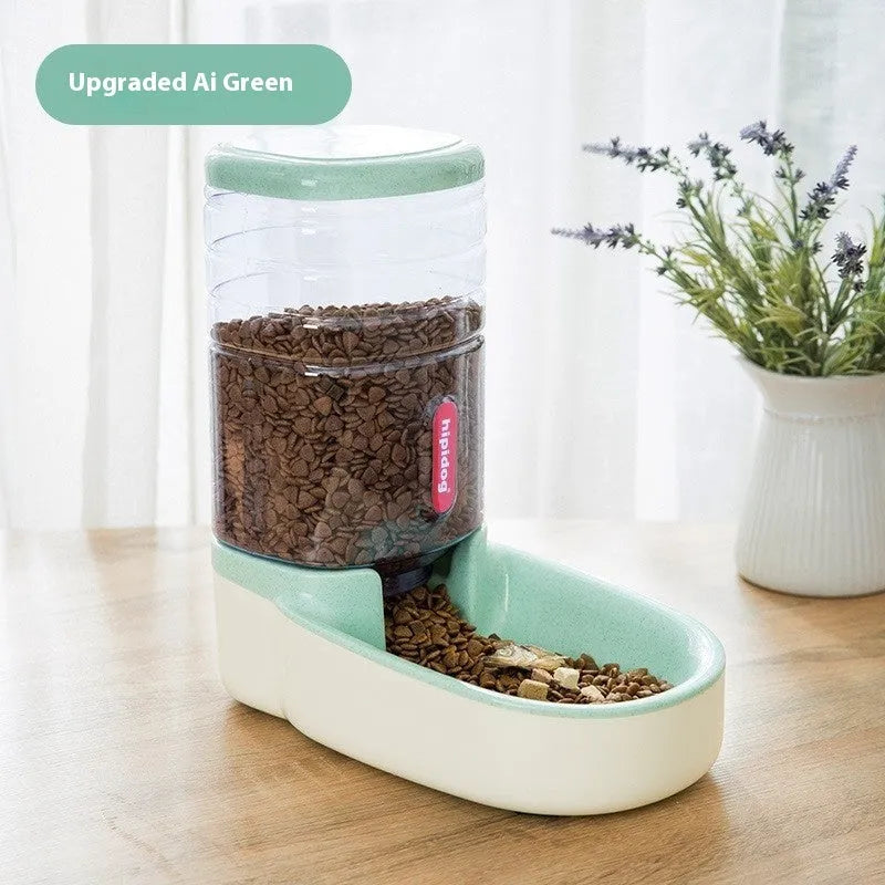 Second generation automatic pet drinker with 3.8L capacity in blue, green, grey or pink colours
