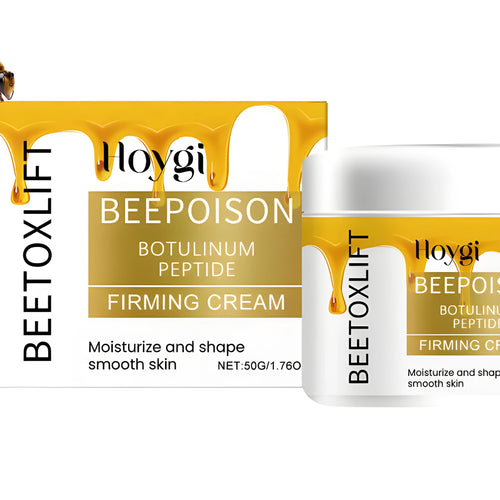 50g jar of anti-wrinkle facial cream with bee venom and botulinum polypeptide ingredients
