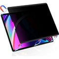 Magnetic suction anti peeping film for iPad with storage clip and multiple size options