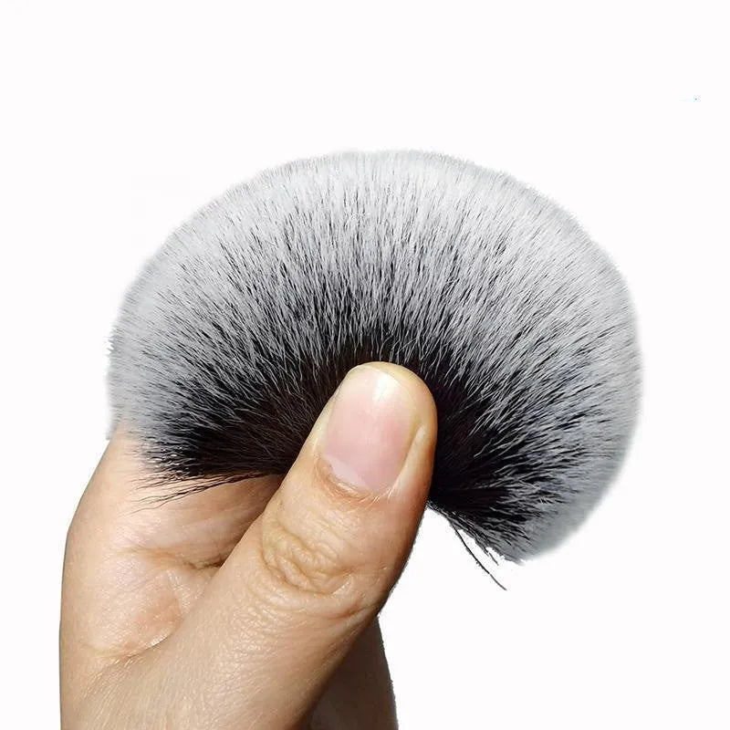 Black car detailing brush with super soft pig hair bristles shown in two sizes: 240mm and 160mm.