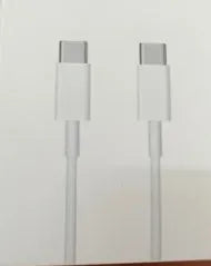White 20W USB-C PD fast charger with UK plug and a choice of cable lengths.
