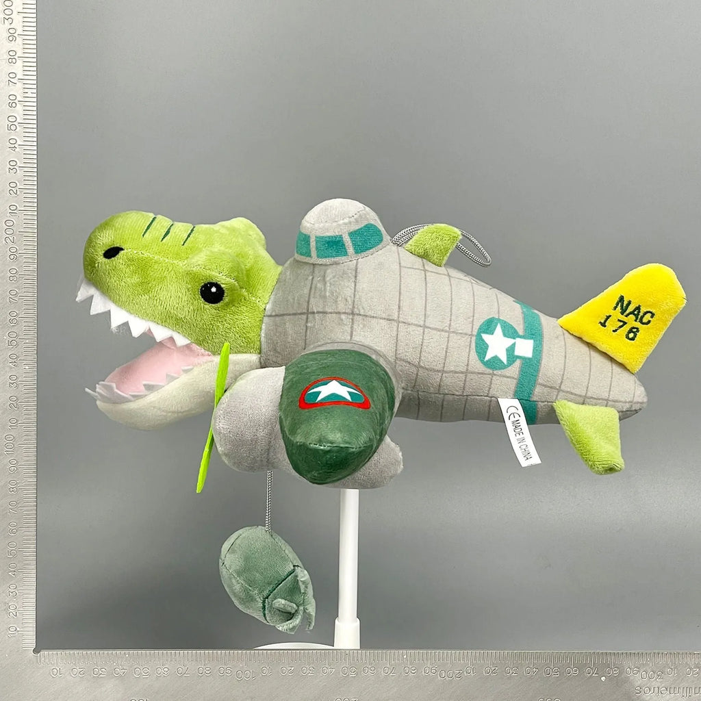 Soft cotton wool plush toy in shark-themed design with creative styling, part of a collection for teenagers.