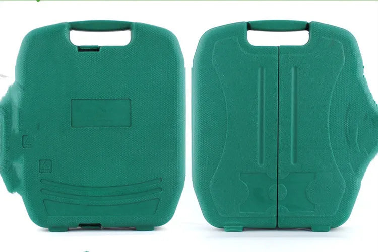 27-piece car emergency tool kit with malleable iron tools in a organised box