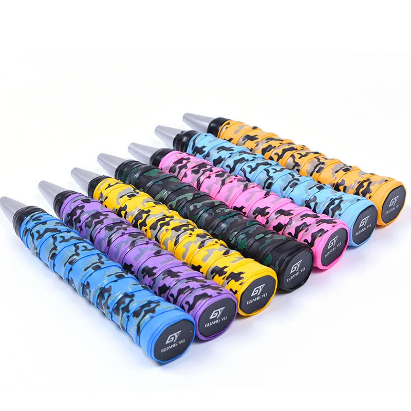 PU camouflage pattern hand gel sweat band winding tape in multiple colour options for sports equipment grip