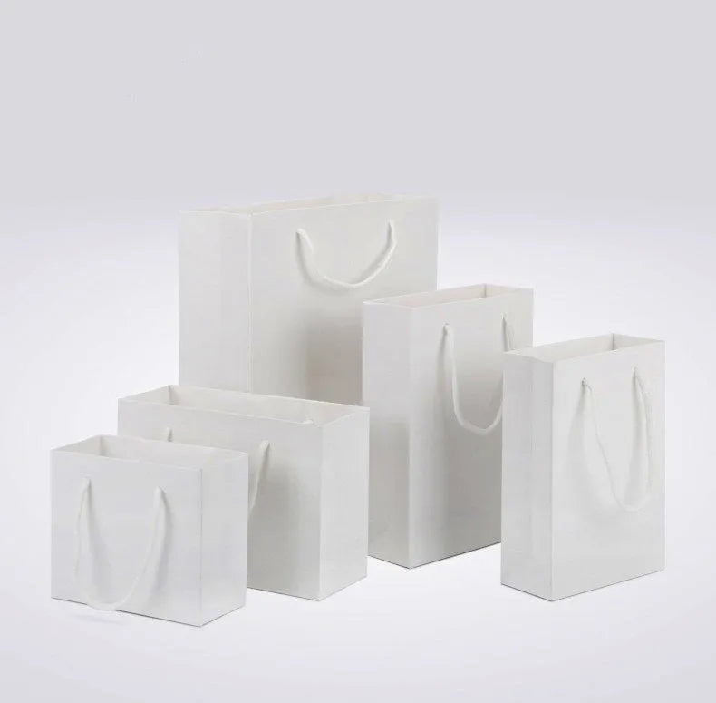 Grey board paper gift box with lid in multiple sizes and colour options including black and white card
