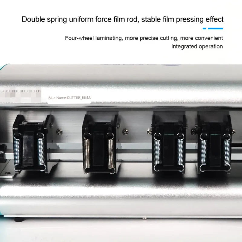 SS-890C PRO intelligent film cutting machine with 16 inch knife head, metal body, front view