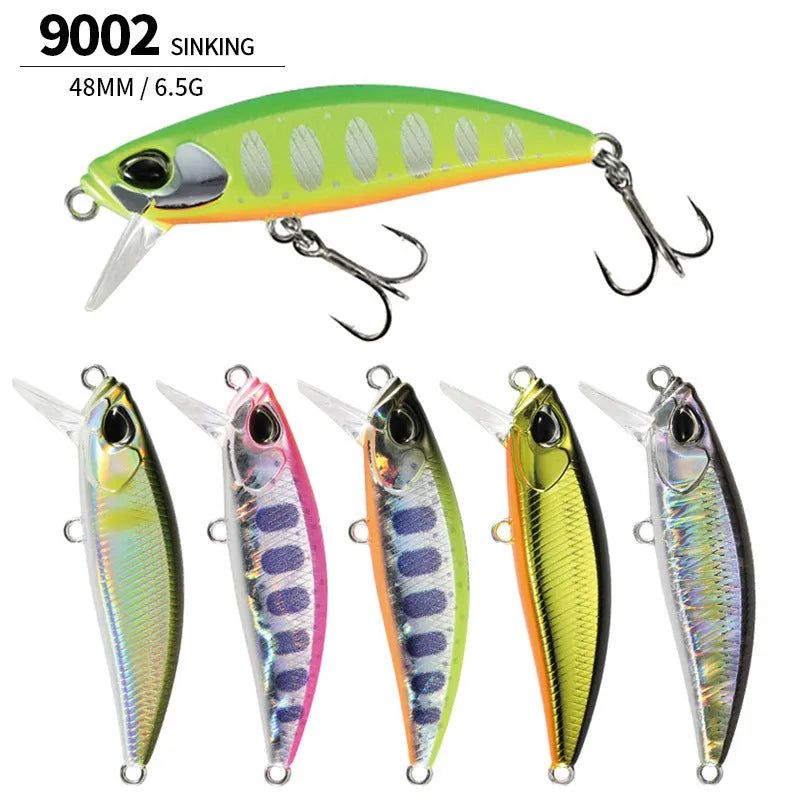 Japanese Submerged Mino fishing lure for mandarin fish and snakehead measuring 48mm