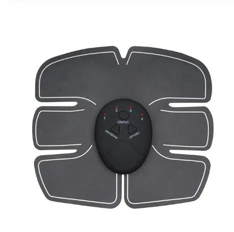 EMS electrical muscle stimulator unit with gel pads for hip and abdominal toning