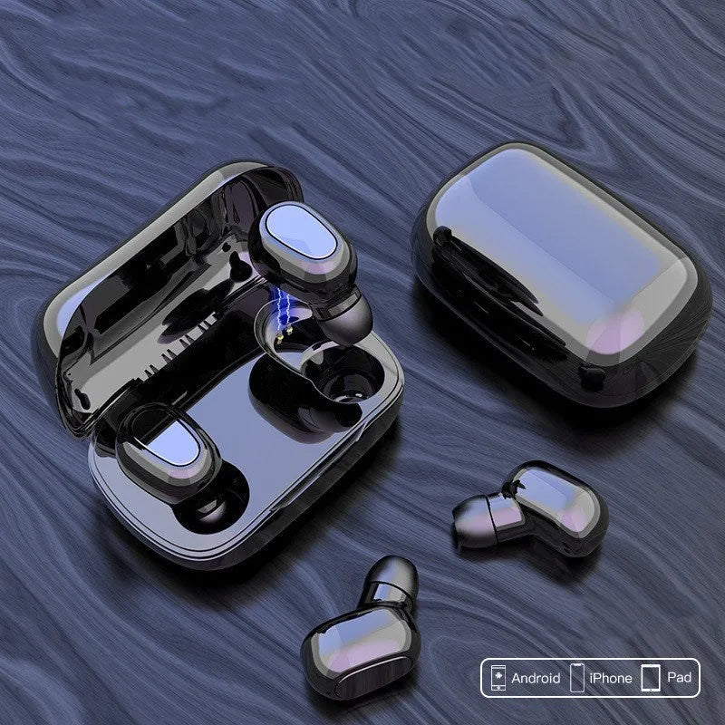 TWS Bluetooth wireless earbuds in black, pink or white colours