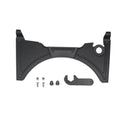 Black motorcycle cockpit fairing bodywork for BMW R1250GS and R1200GS models