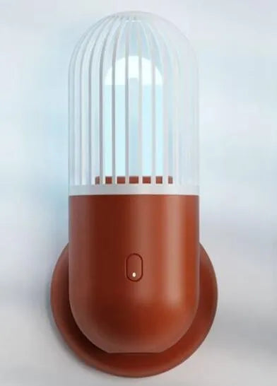 Portable capsule-shaped ultraviolet UVC disinfection lamp in choice of colours.
