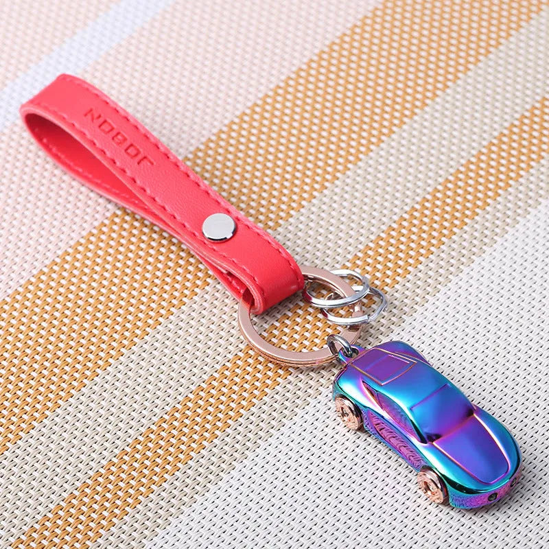 Heart-shaped zinc alloy keychain pendant in multiple colour finishes with metal loop attachment