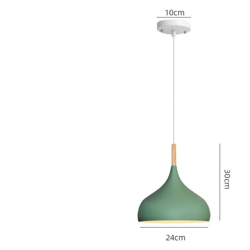 Adjustable macarone chandelier pendant light in aluminium alloy with six colour options
