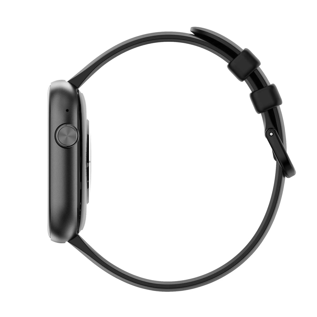 P89 smart watch with full touch screen display and Bluetooth calling in black glue colour