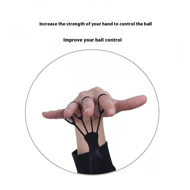 Shooting brace finger training equipment with five-finger guide system for basketball practice