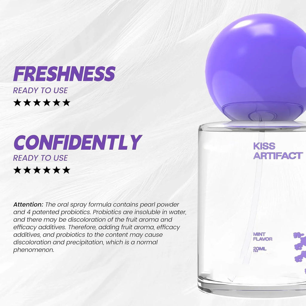 20ml portable probiotic oral spray bottle for hydration and oral care