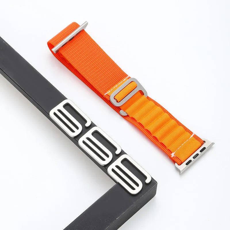 Metal 6-word buckle watchband accessories 100pcs for nylon ribbon watch strap repair