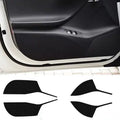 4-piece clear protective film kit for Tesla Model S interior car doors.