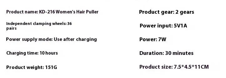 KEDA-216 colour USB electric hair removal device with charger and cleaning brush