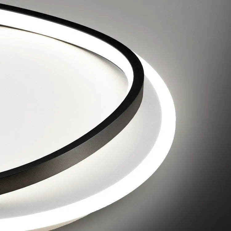 Modern simple ultra-thin round ceiling lamp 50cm LED with remote control for bedroom
