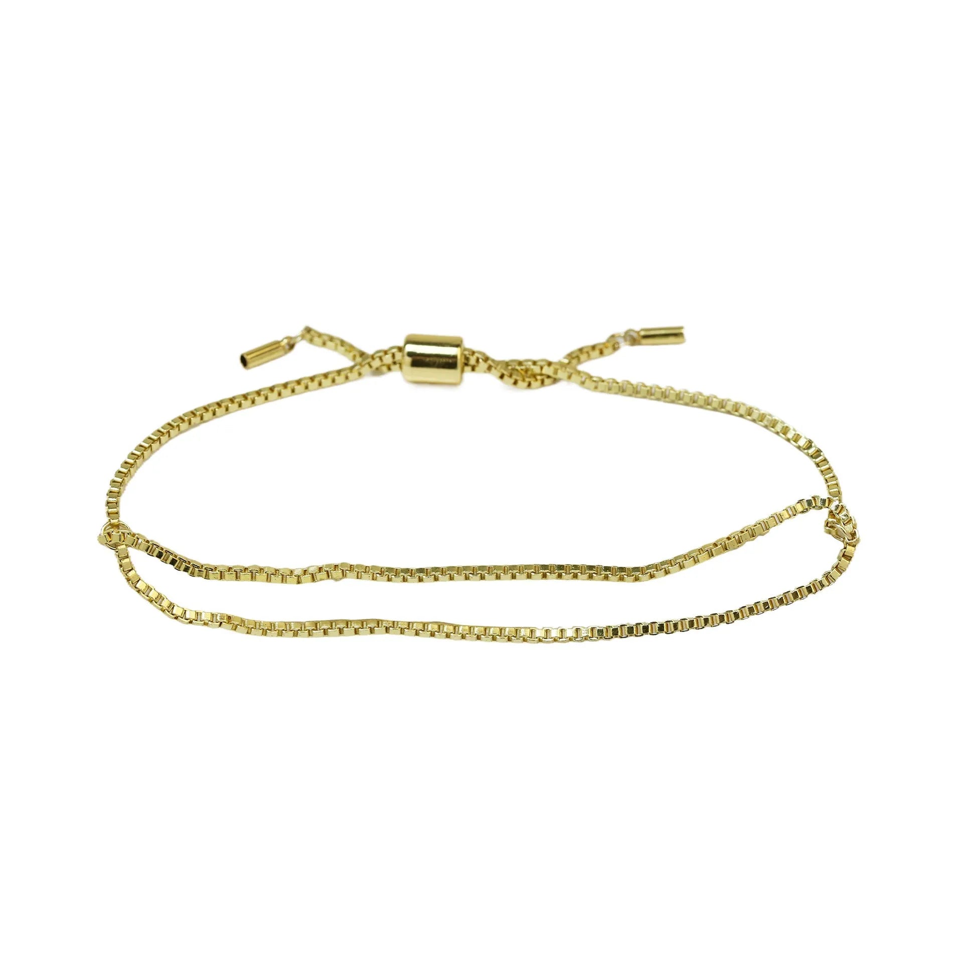 18k electroplated gold DIY letter name bracelet with smooth bubble surface on copper alloy