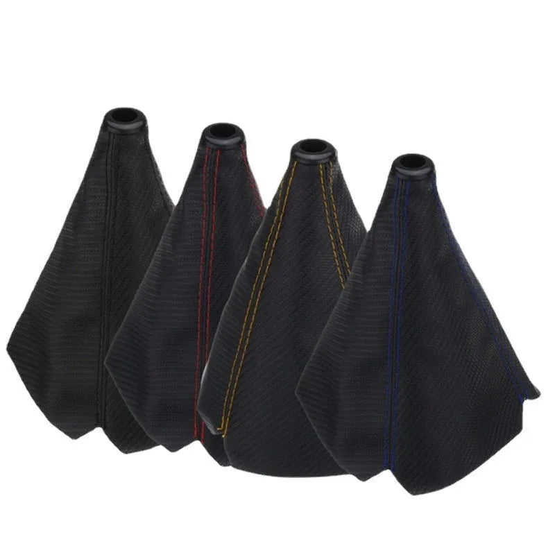 Bright head lever dust cover with colour line options for car modification.