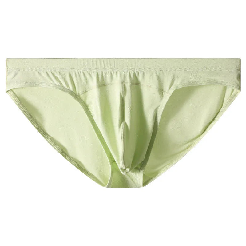 Modal low waist jacquard ice silk briefs in colourful blue with quick-drying functionality