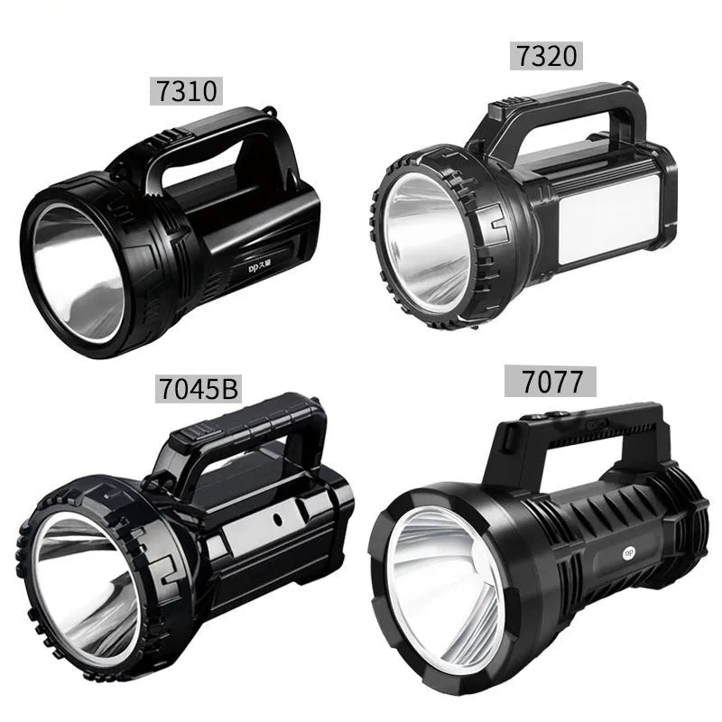 Power Torch LED household outdoor camping search and rescue flashlight with ABS body in 7063 colour variant