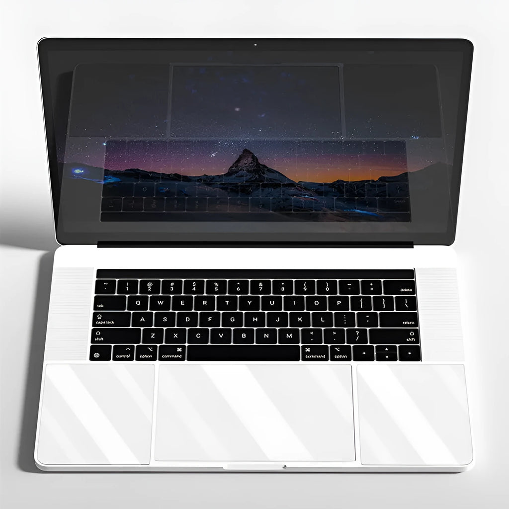 Matte touchpad film and wrist support film set for MacBook Pro Air with scratch-resistant surface