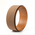 Back bending yoga wheel 13x32.5cm in ABS TPE or cork for fitness and massage