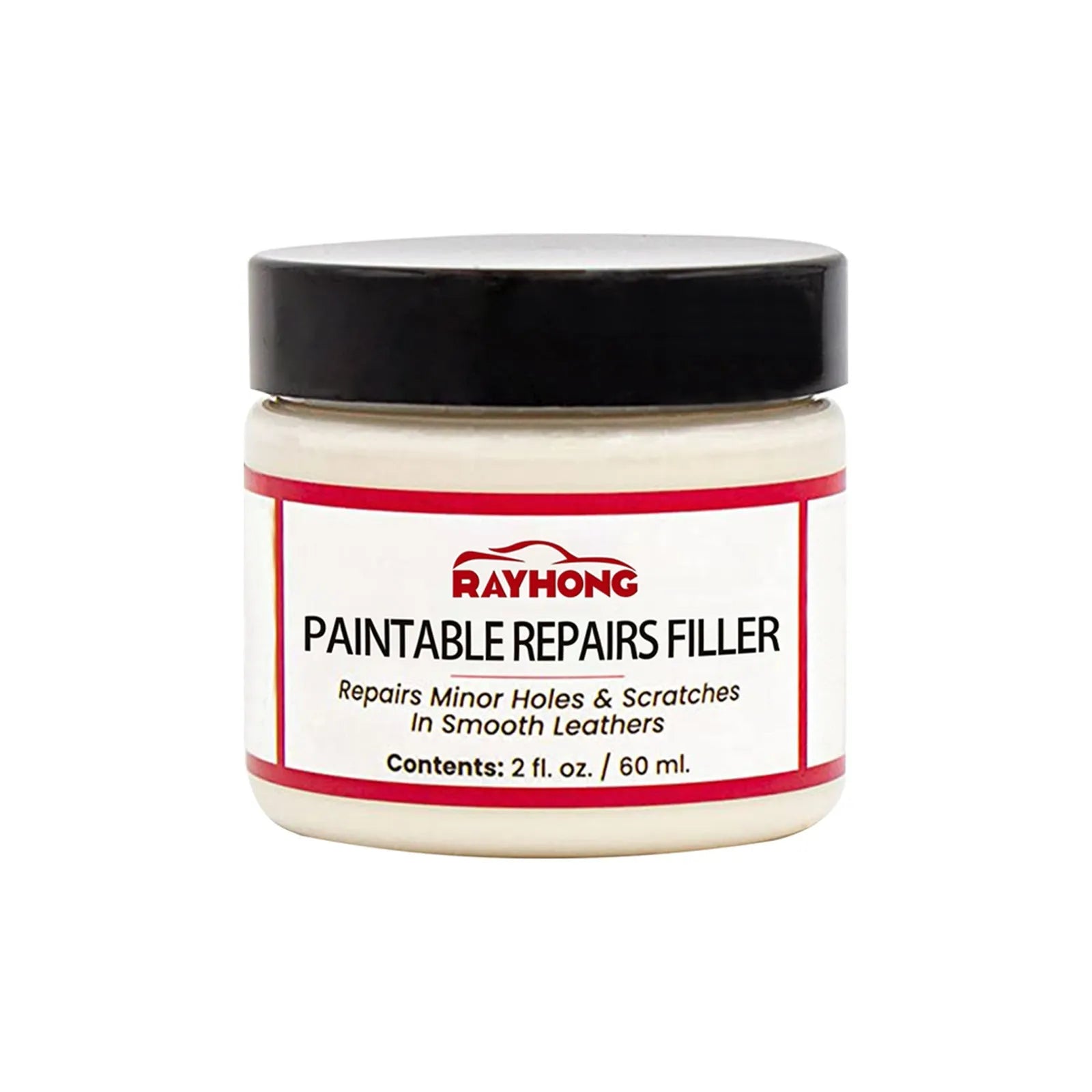 60ml leather repair paste in 5x4.4cm container for car seat and sofa scratch restoration