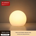 Dry battery night lamp ball shape D15CM remote control timing white modern simplicity