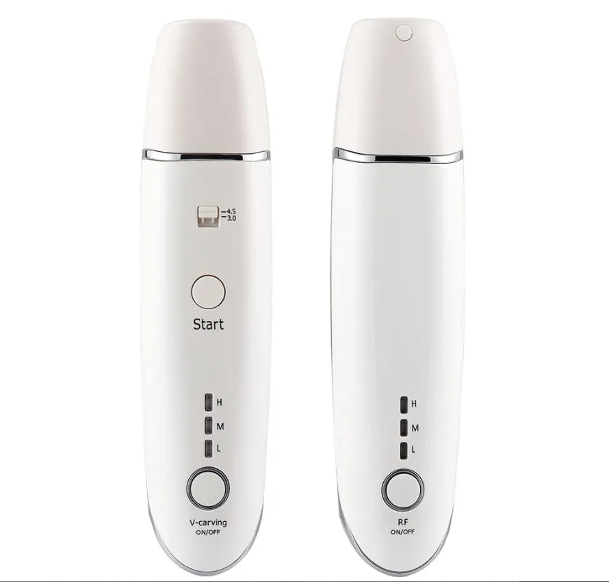Wrinkle Removal V-Shape Anti-Aging Skin Care Beauty Device in hand for home use