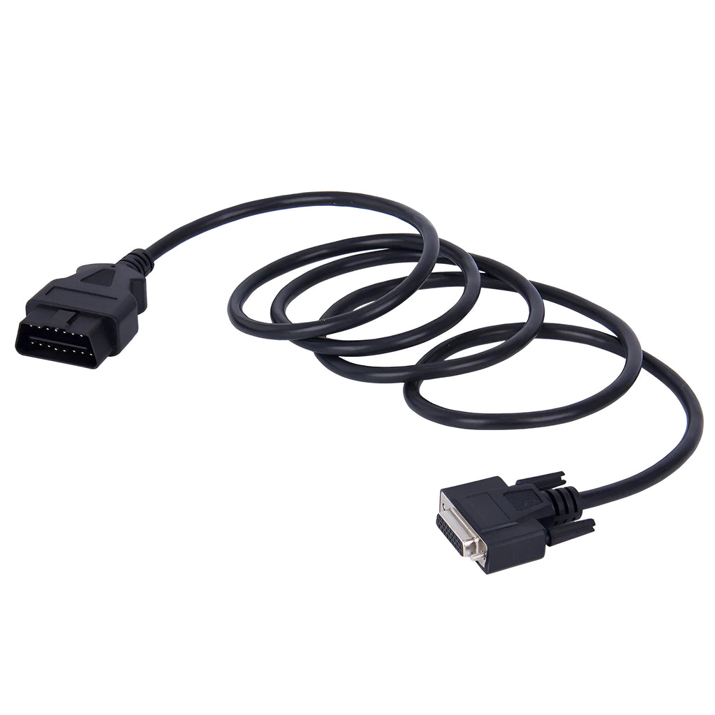 OBD2 male to DB26 female extension cable 180 cm black diagnostic cord