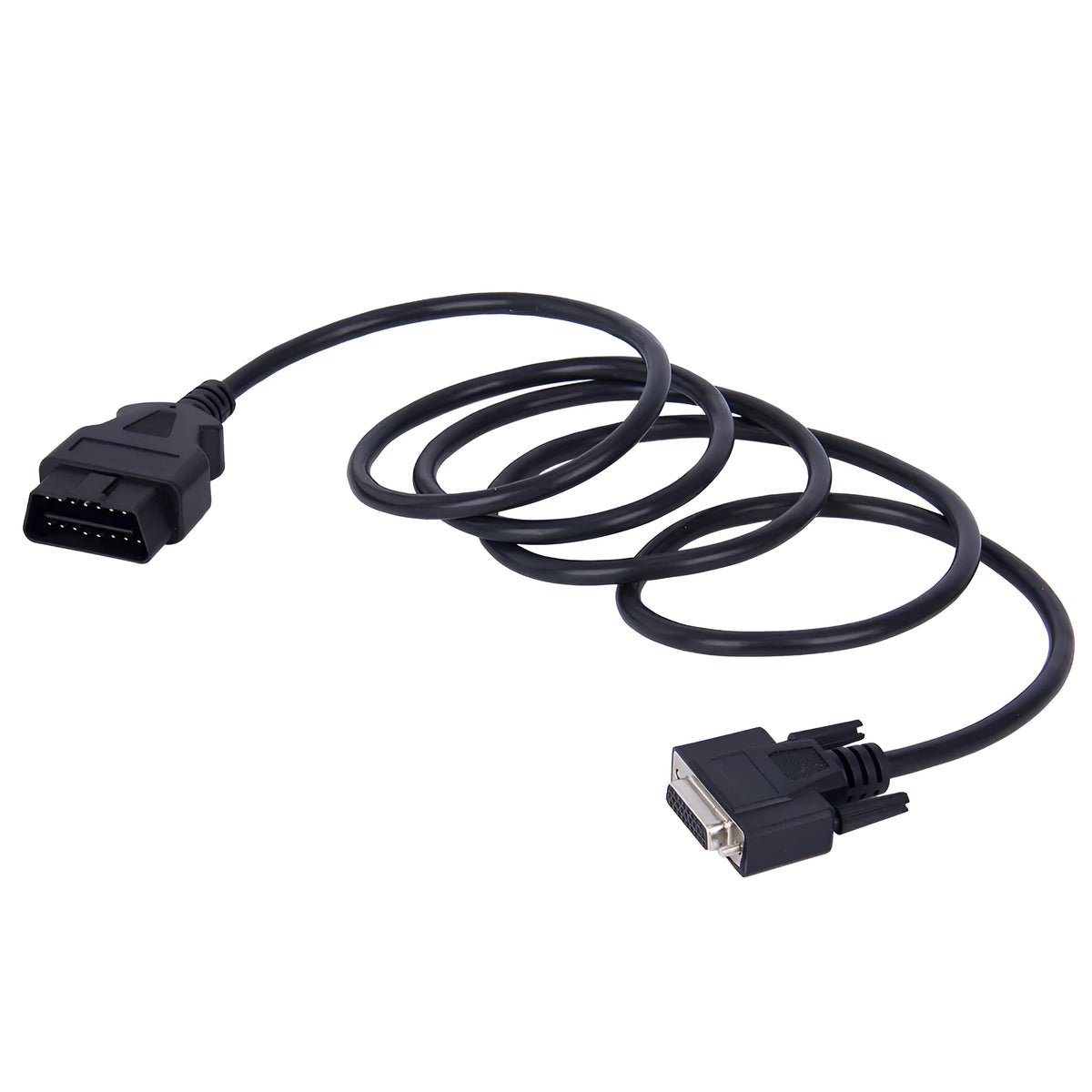 OBD2 male to DB26 female extension cable 180 cm black diagnostic cord