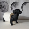 Creative animal toilet tissue holder in dog shape, solid colour, 8cm x 10.5cm size