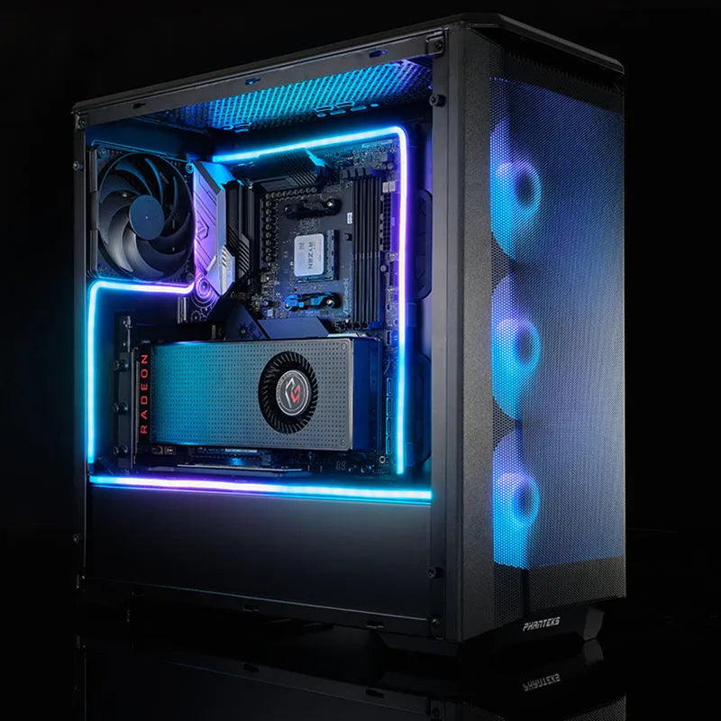 Phanteks Symphony Streamer Neon Uniform Light Bar 1000mm with 70 ARGB LEDs for chassis decoration