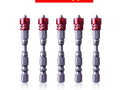 Magnetic driver drill bit with chrome vanadium steel, 6.35mm hex shank, 65mm length, 10mm head size