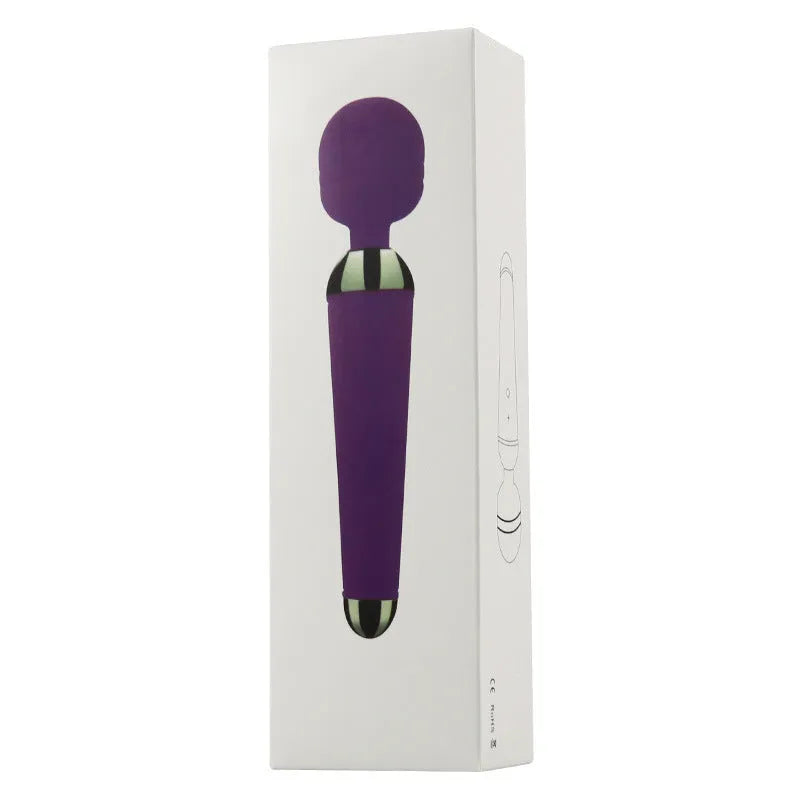 Pink electric female vibration AV stick with charging port, ABS body, 200mm length, automatic thrusting function.