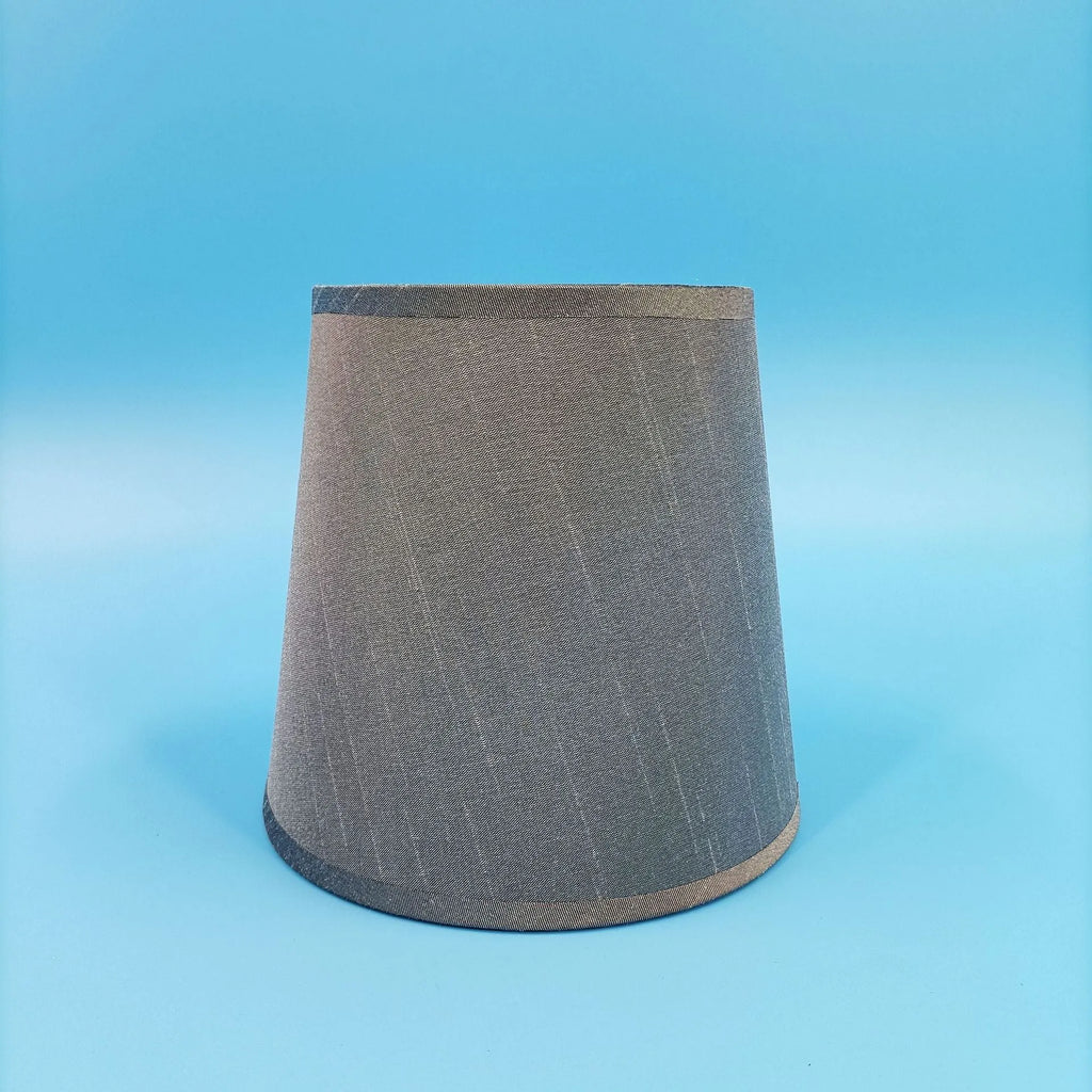 Mini modern minimalist fabric lampshade with horizontal paste design in multiple colour options