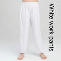 Children's black high elasticity Sanda practice pants made from Lycra fabric for martial arts training.